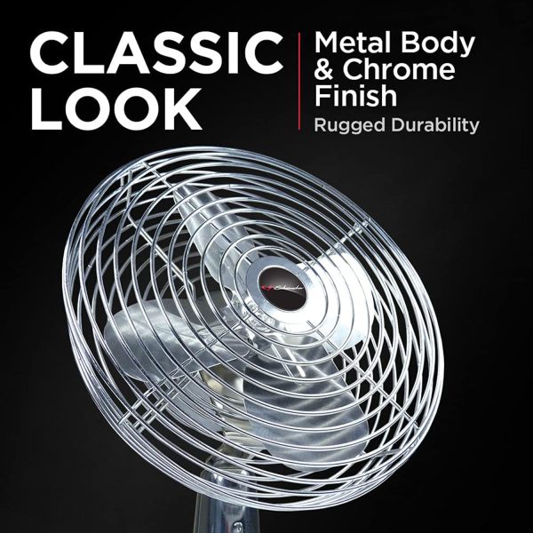 ⁦Schumacher 125 Chrome Fan 12V⁩ - الصورة ⁦3⁩