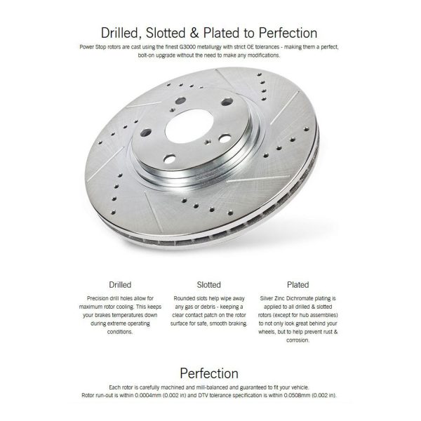 ⁦Power Stop® - Evolution Drilled and Slotted⁩ - الصورة ⁦3⁩