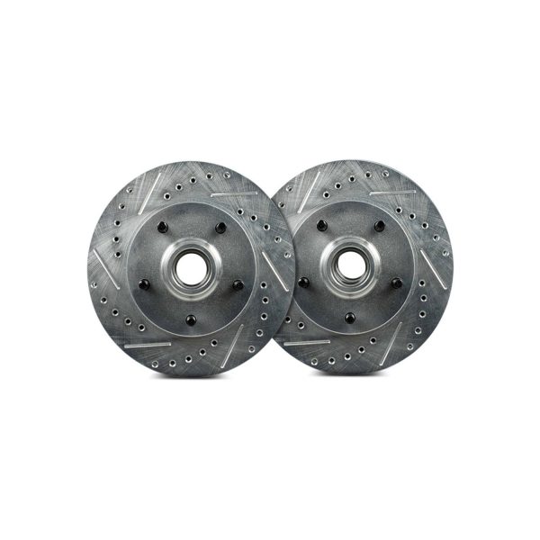 ⁦Right Stuff® - Drilled and Slotted Brake Rotor⁩ - الصورة ⁦3⁩